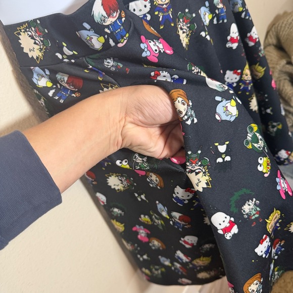 Hello Kitty Suspender Skirt Womens 2X Kawaii Anime Skater Nerdcore Hot Topic - Picture 7 of 12